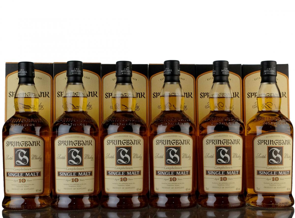 6 x Springbank 10 Year Old