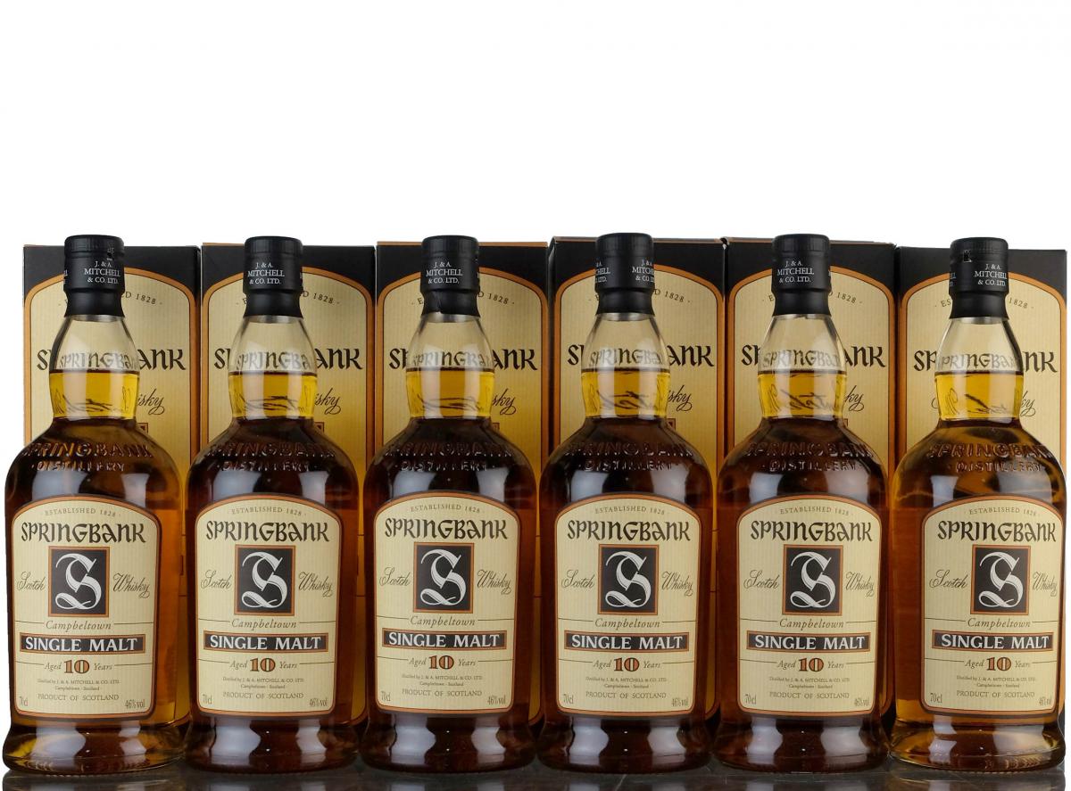 6 x Springbank 10 Year Old