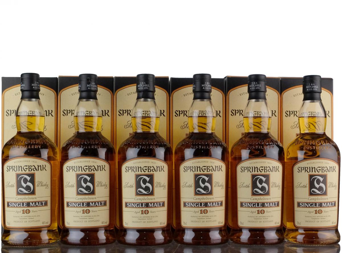 6 x Springbank 10 Year Old