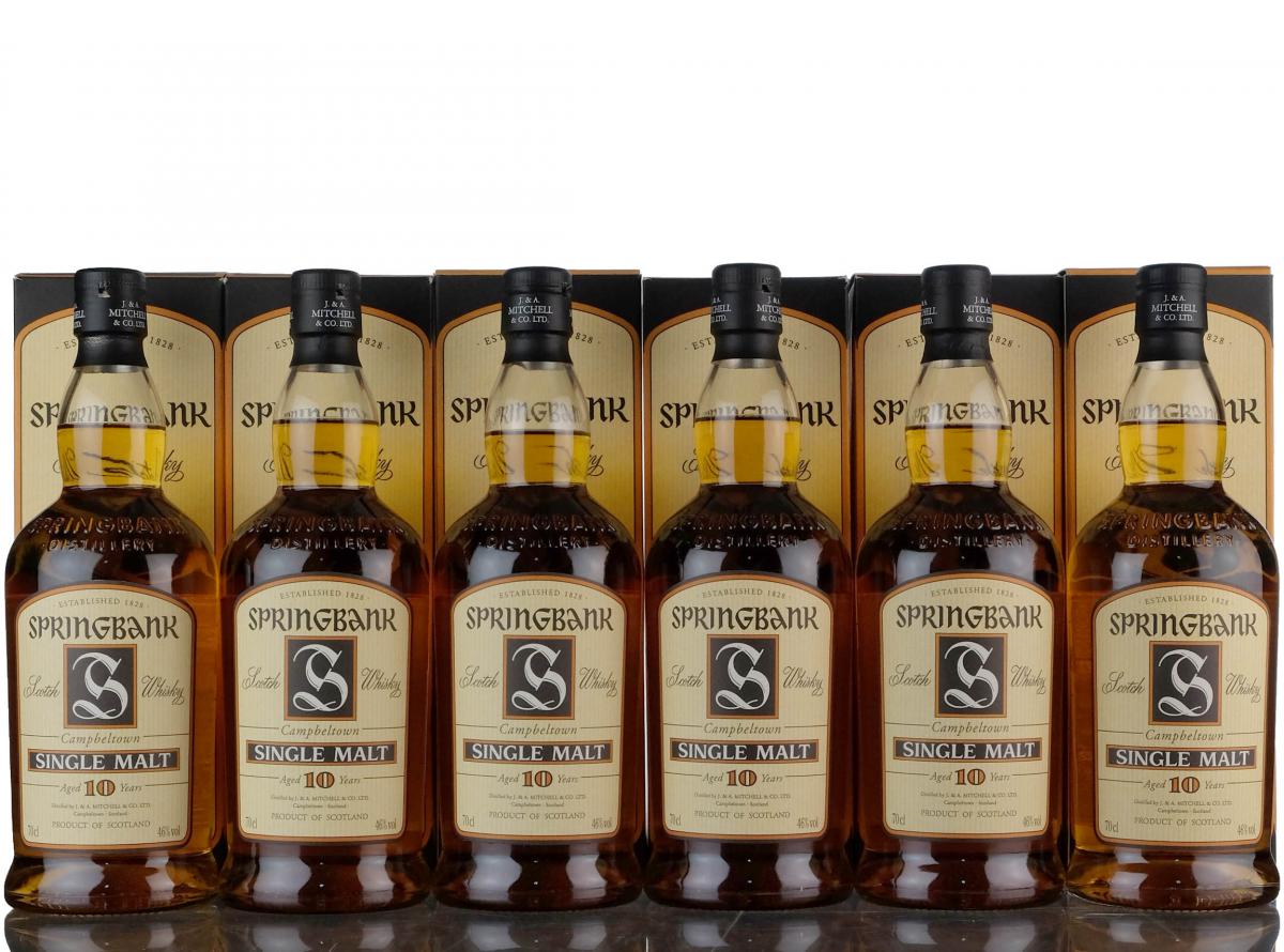 6 x Springbank 10 Year Old