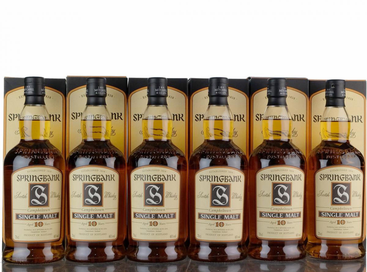 6 x Springbank 10 Year Old