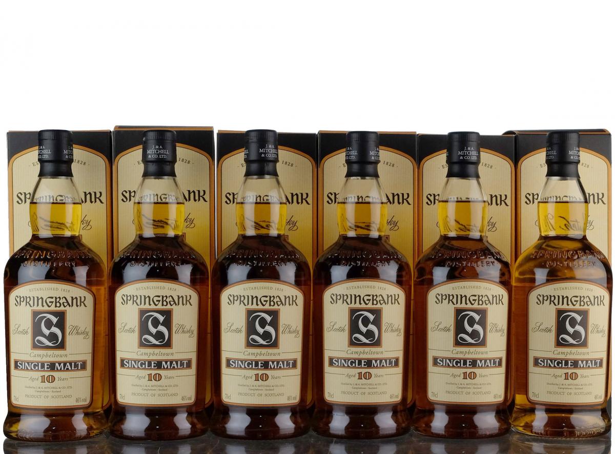 6 x Springbank 10 Year Old