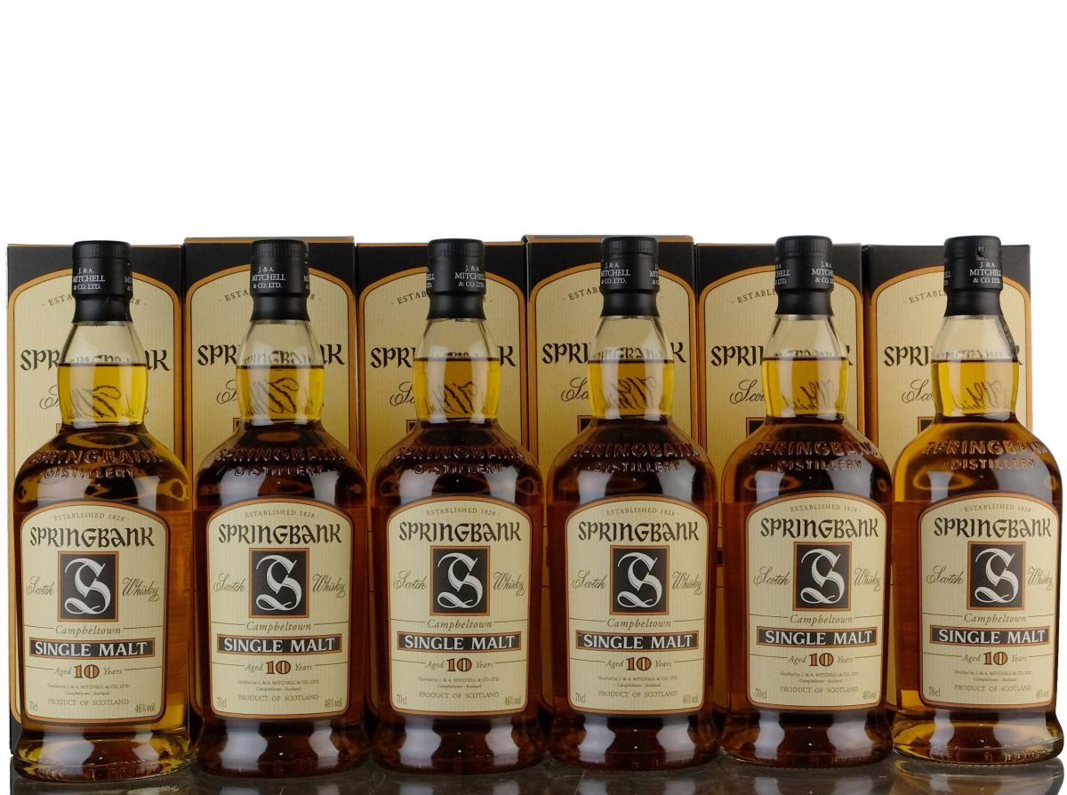 6 x Springbank 10 Year Old