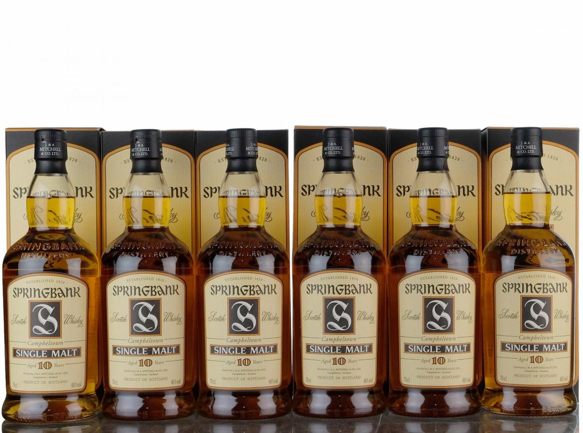 6 x Springbank 10 Year Old