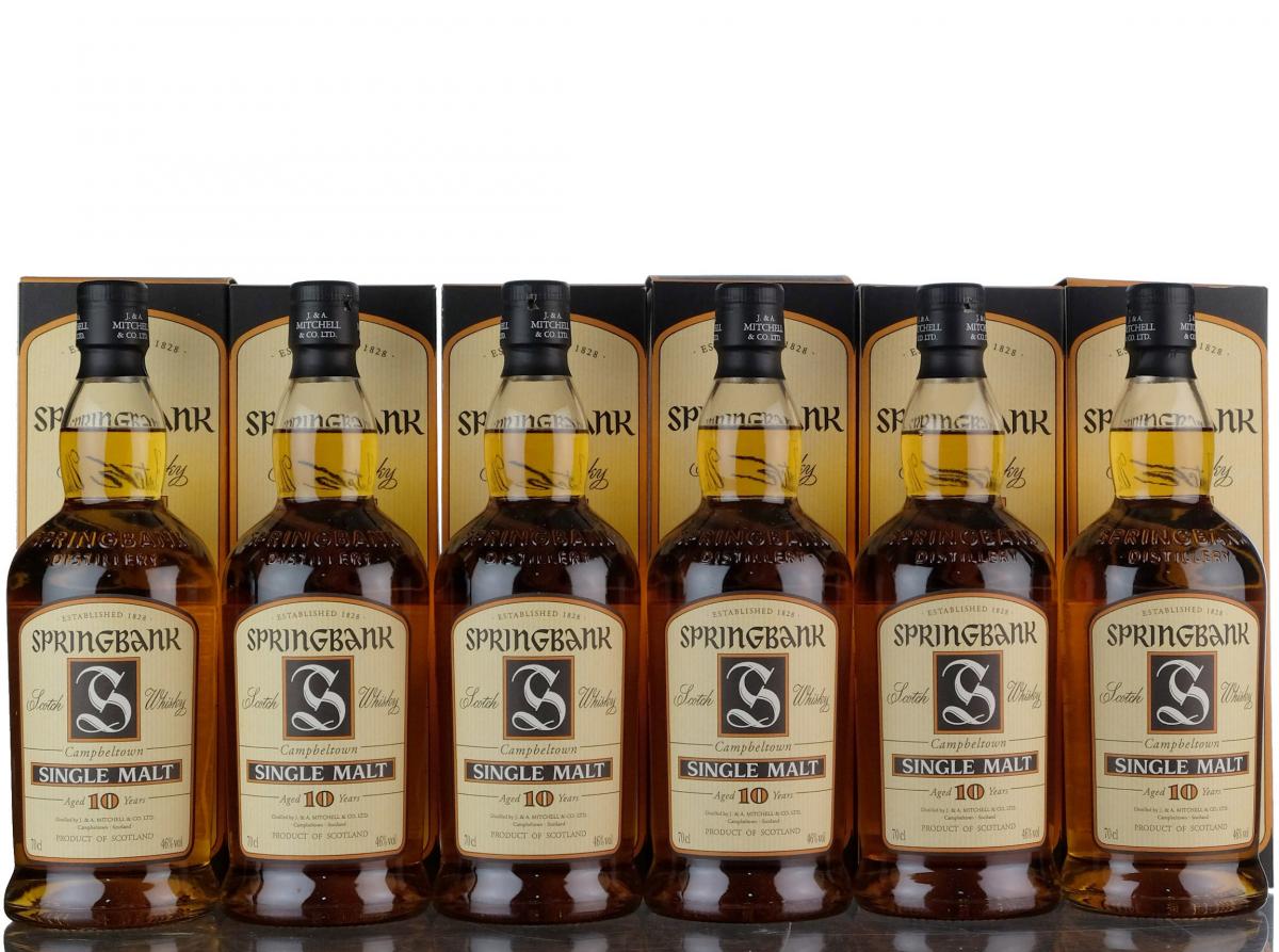 6 x Springbank 10 Year Old