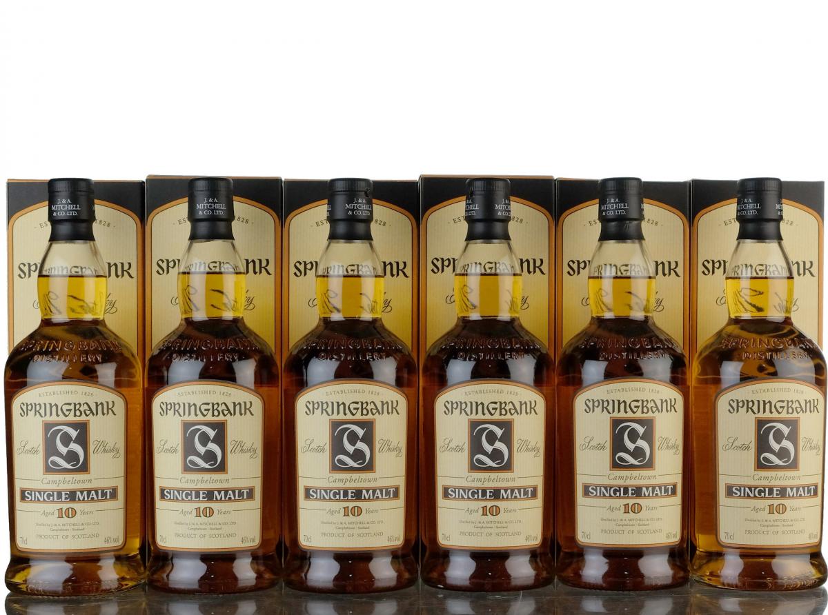 6 x Springbank 10 Year Old