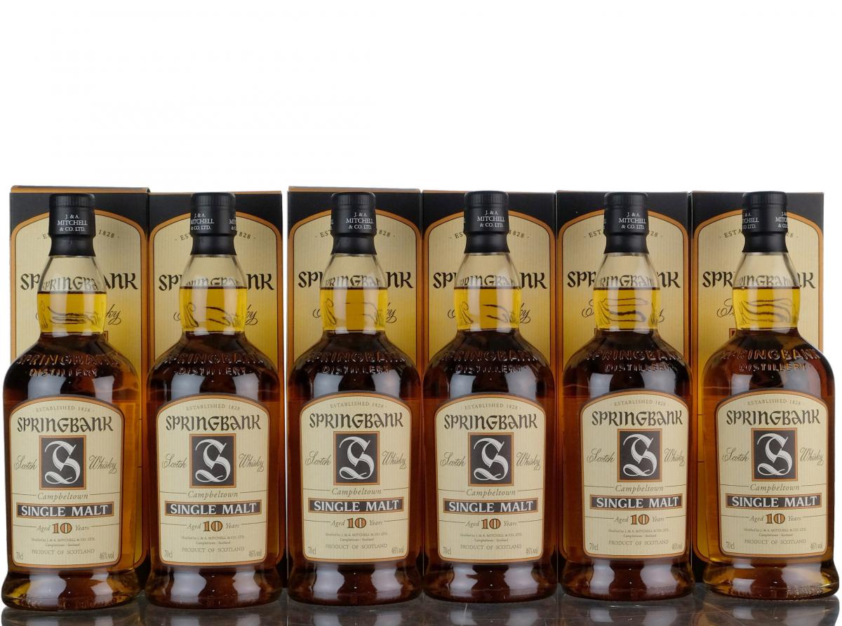 6 x Springbank 10 Year Old