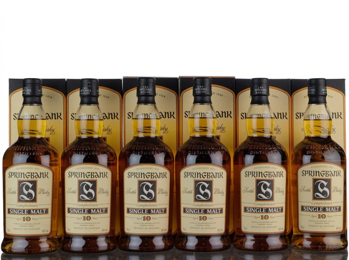 6 x Springbank 10 Year Old