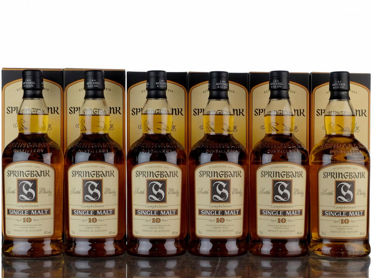 6 x Springbank 10 Year Old