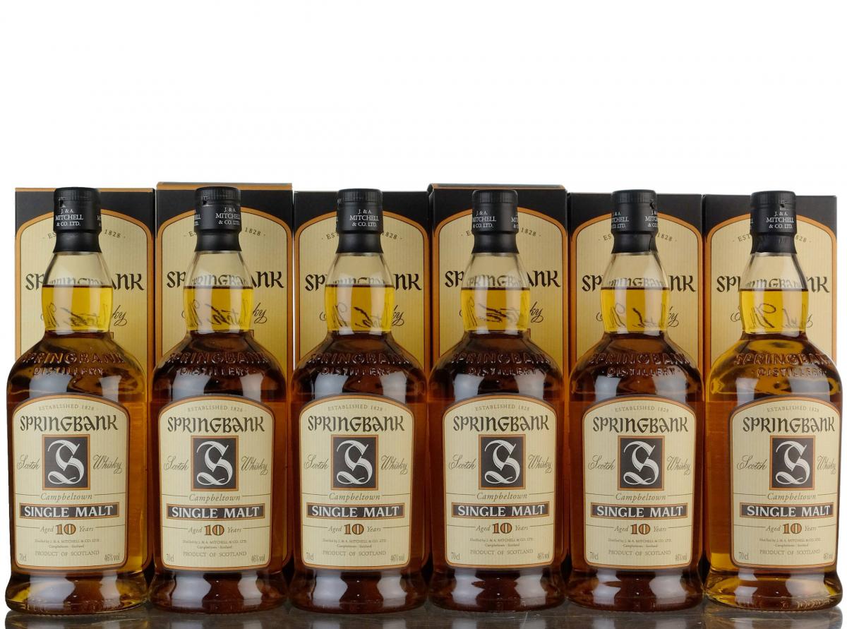 6 x Springbank 10 Year Old