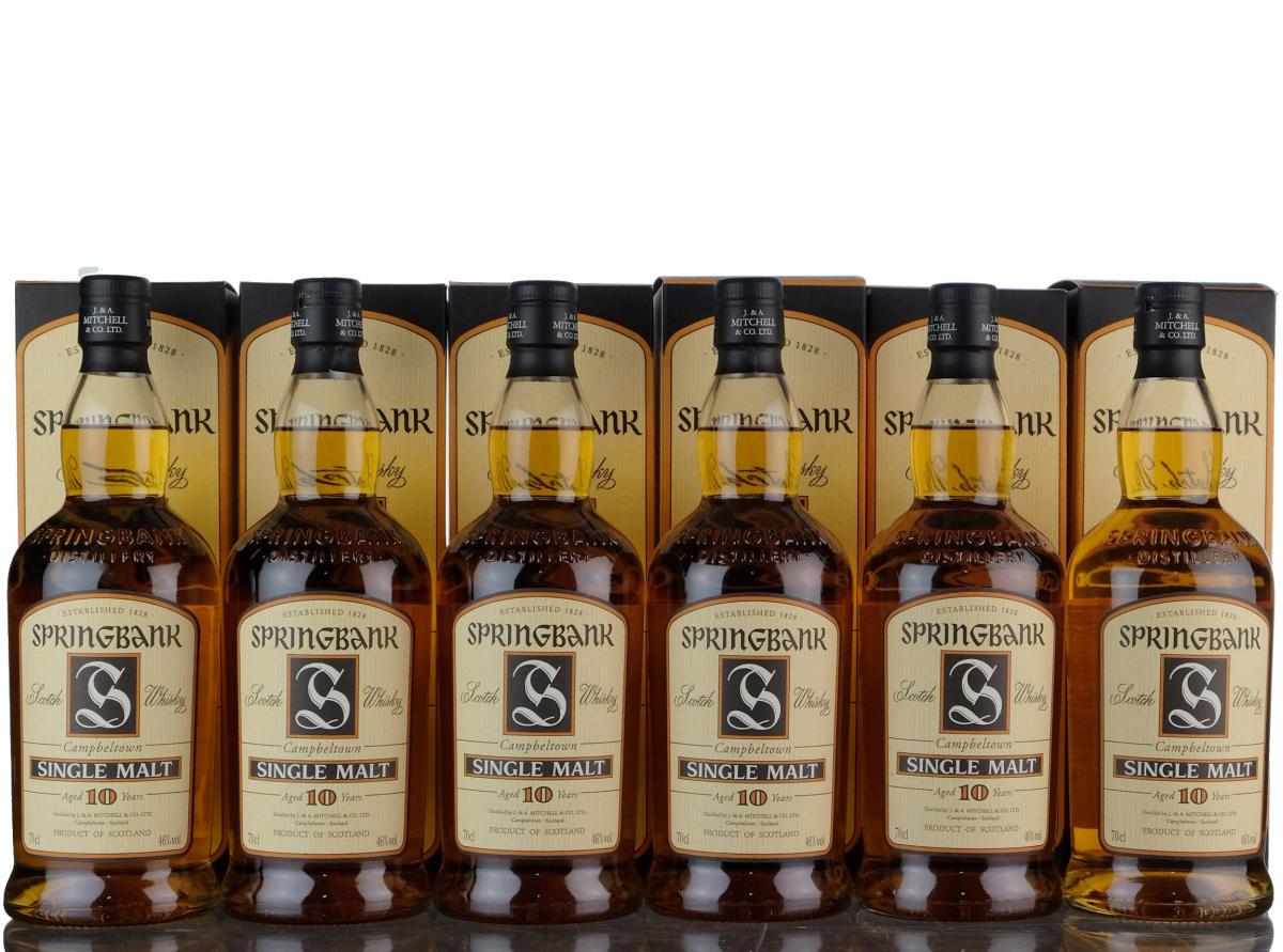 6 x Springbank 10 Year Old