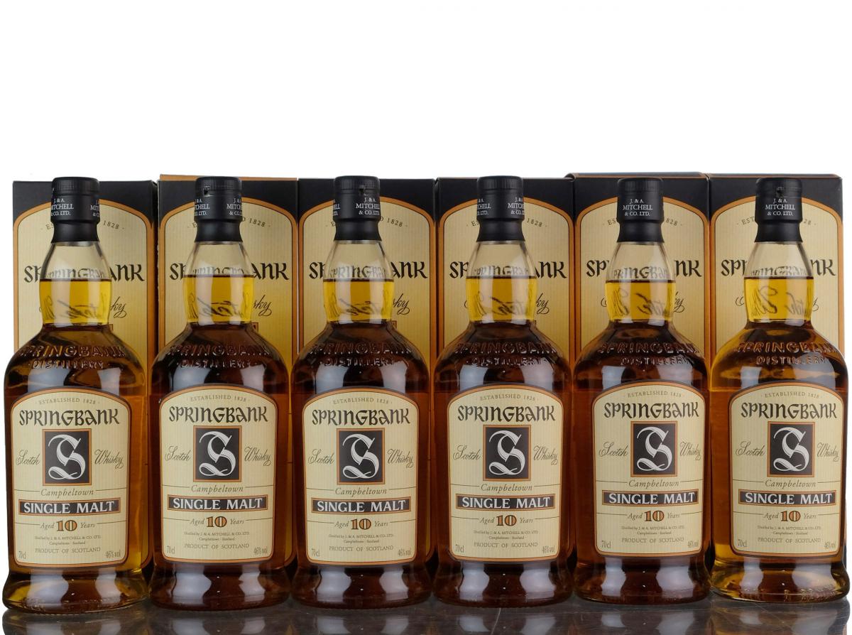 6 x Springbank 10 Year Old