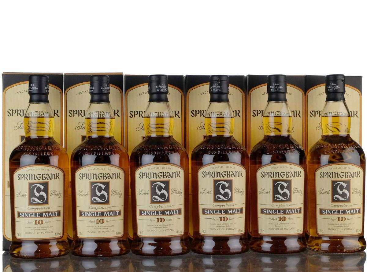 6 x Springbank 10 Year Old