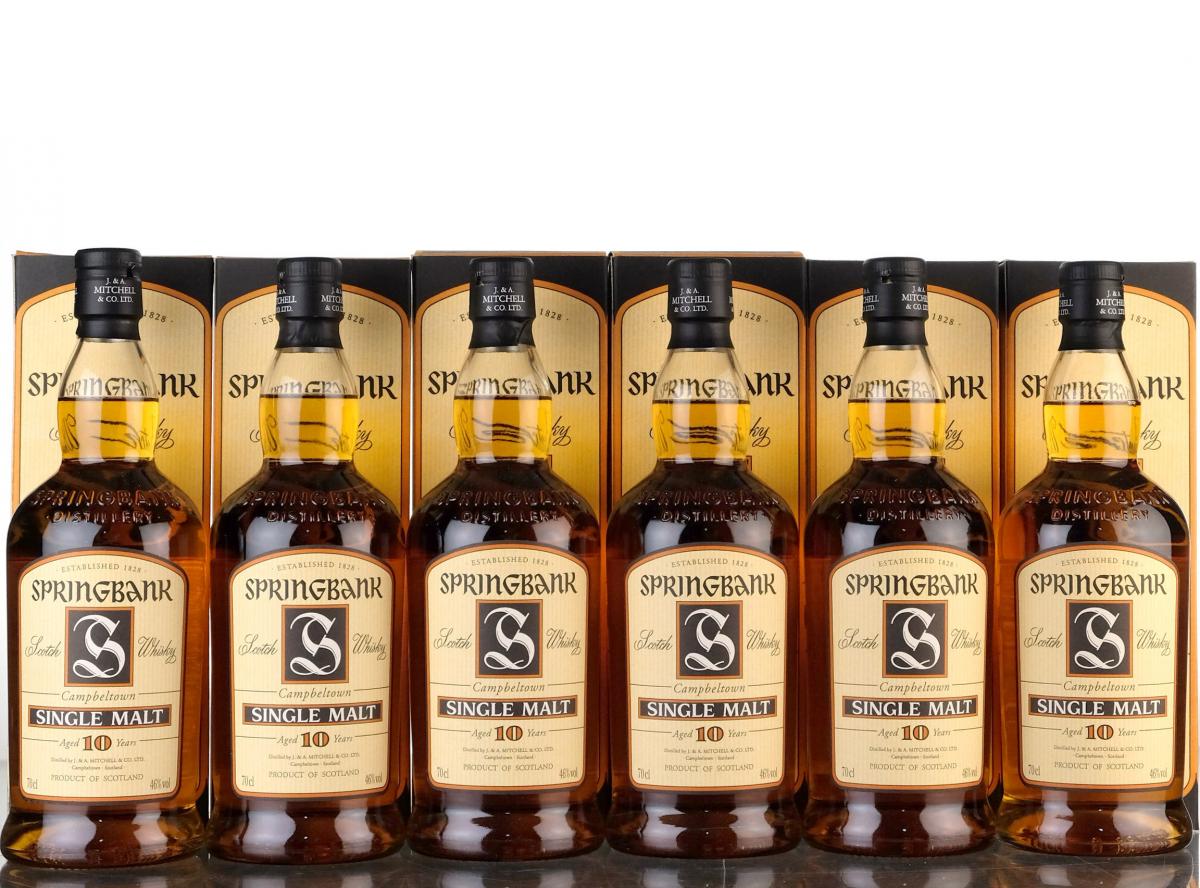 6 x Springbank 10 Year Old