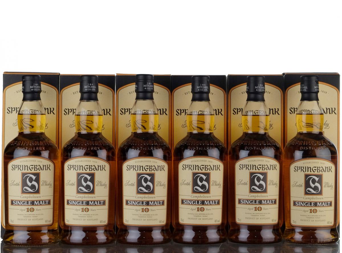 6 x Springbank 10 Year Old