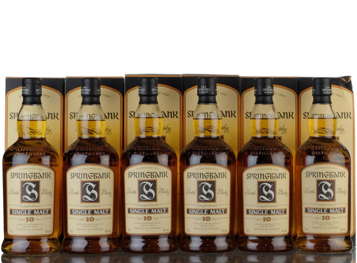 6 x Springbank 10 Year Old