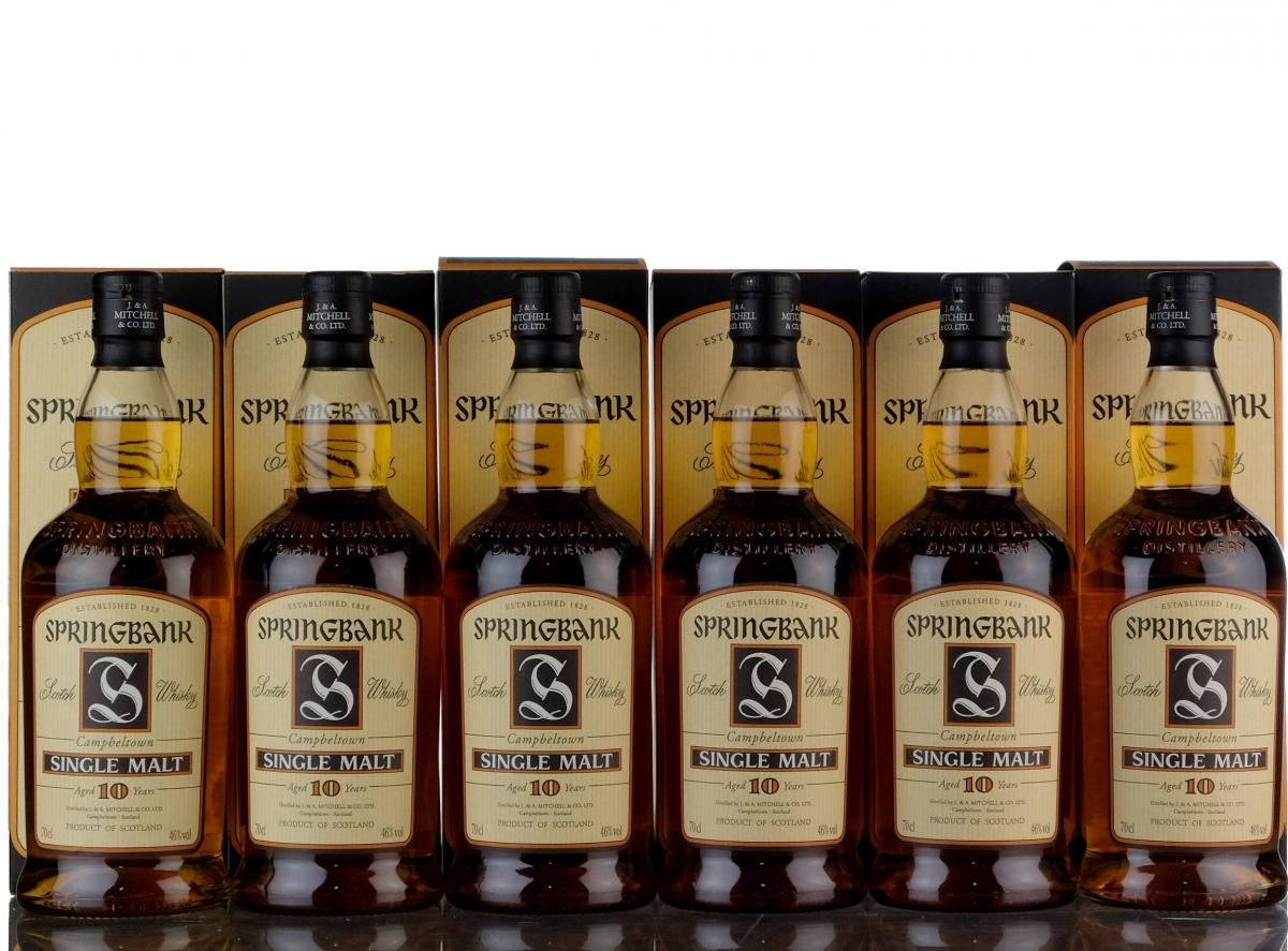 6 x Springbank 10 Year Old