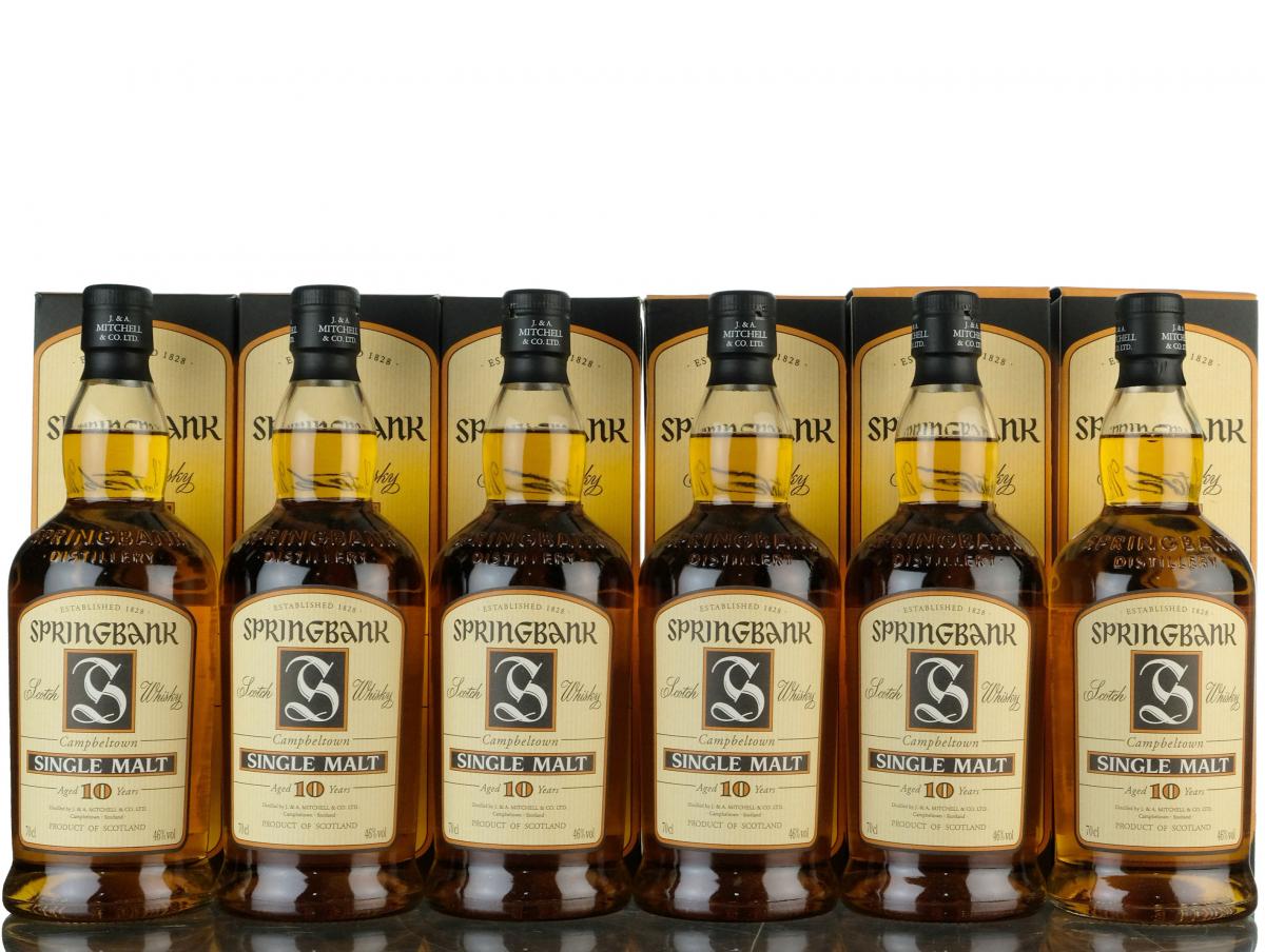 6 x Springbank 10 Year Old