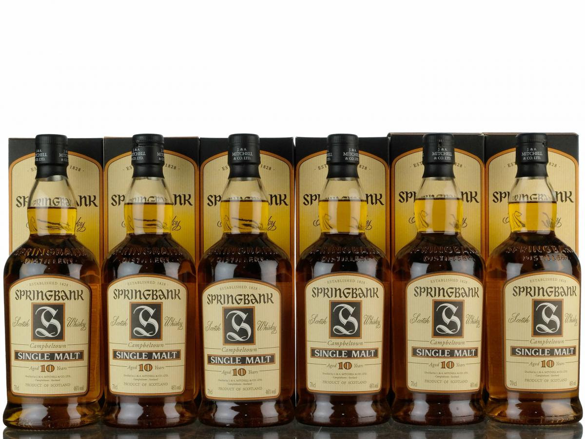 6 x Springbank 10 Year Old