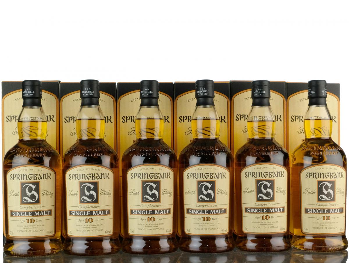 6 x Springbank 10 Year Old