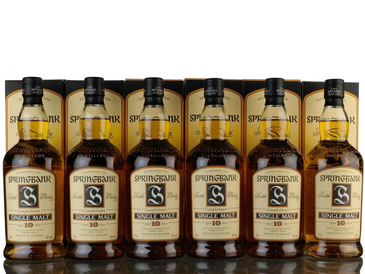 6 x Springbank 10 Year Old