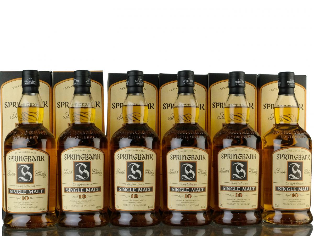 6 x Springbank 10 Year Old