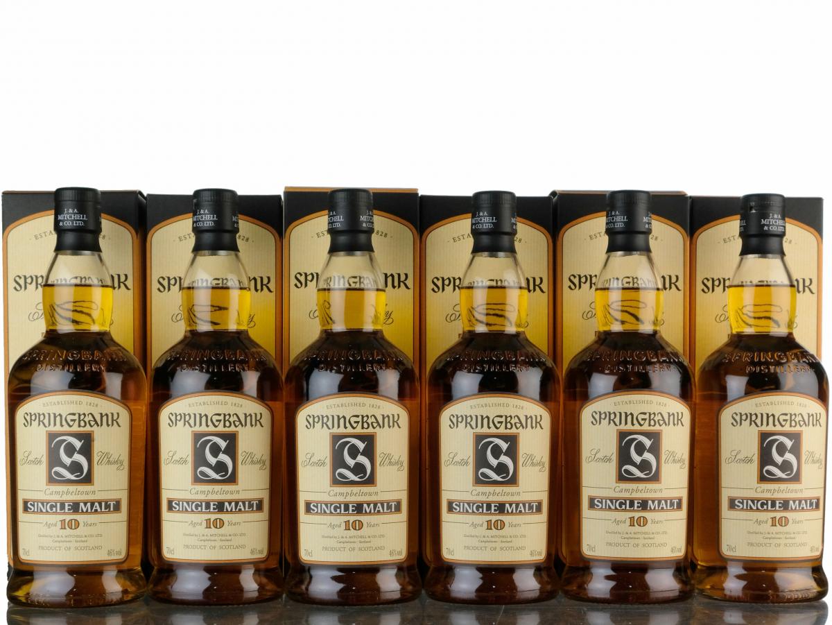 6 x Springbank 10 Year Old