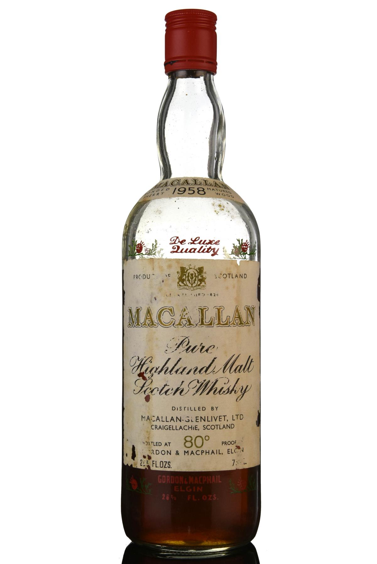 Macallan 1958 - Gordon & MacPhail