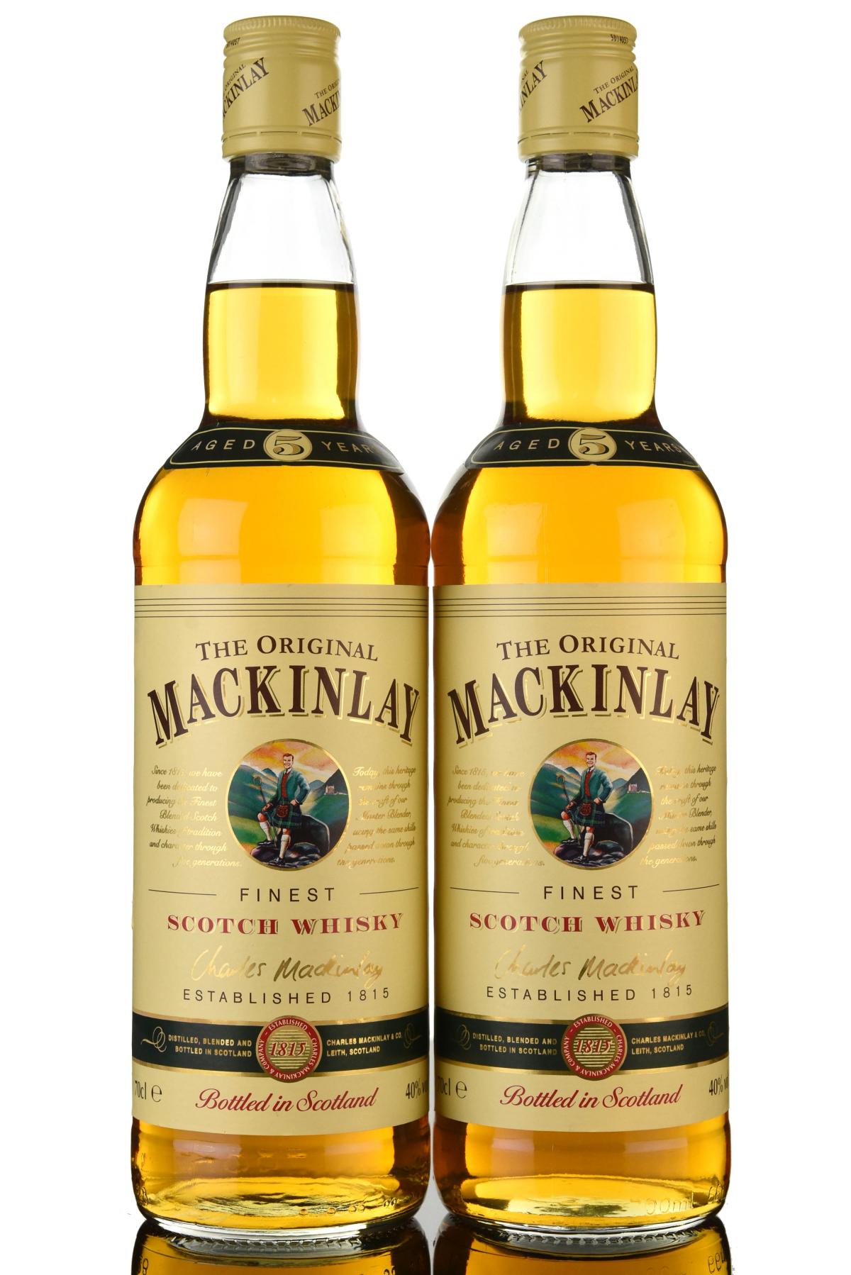 2 x Mackinlays 5 Year Old