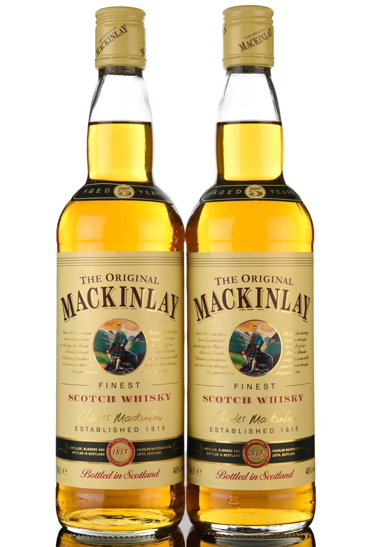 2 x Mackinlays 5 Year Old