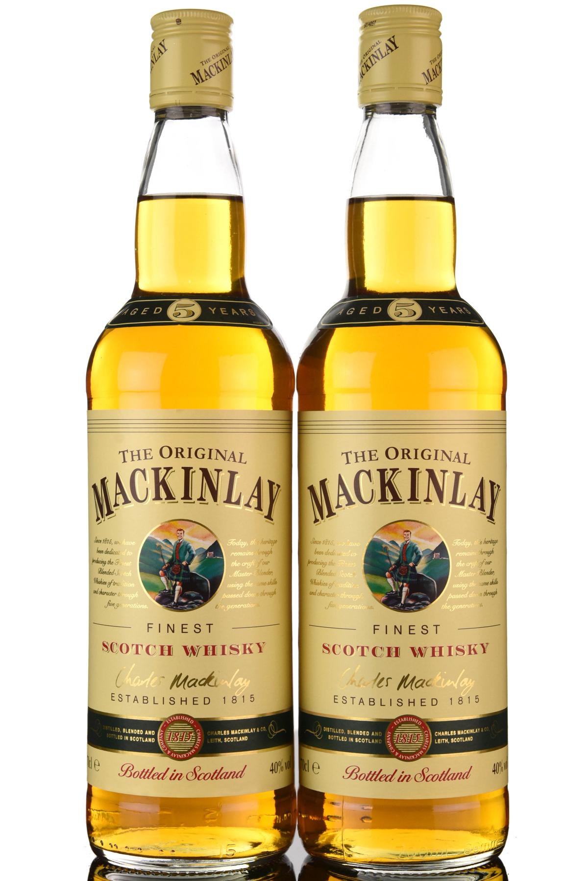 2 x Mackinlays 5 Year Old