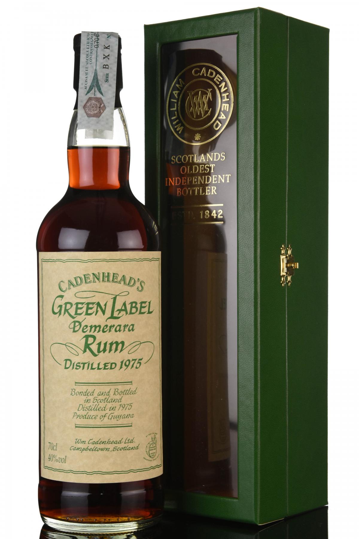 Demerara 1975 - Green Label - Cadenheads Rum