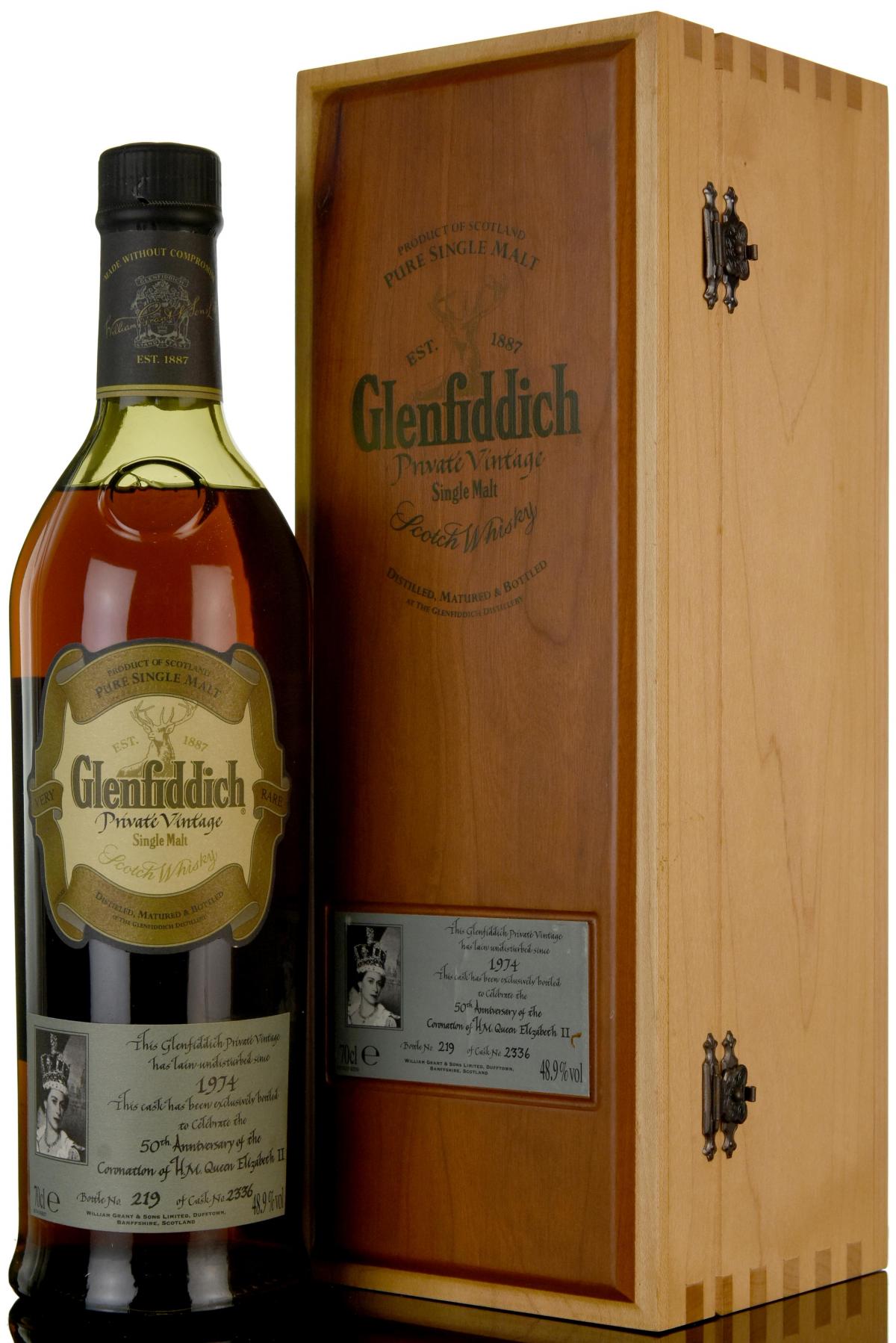 Glenfiddich 1974 - Private Vintage - Single Cask 2336 - 50th Anniversary