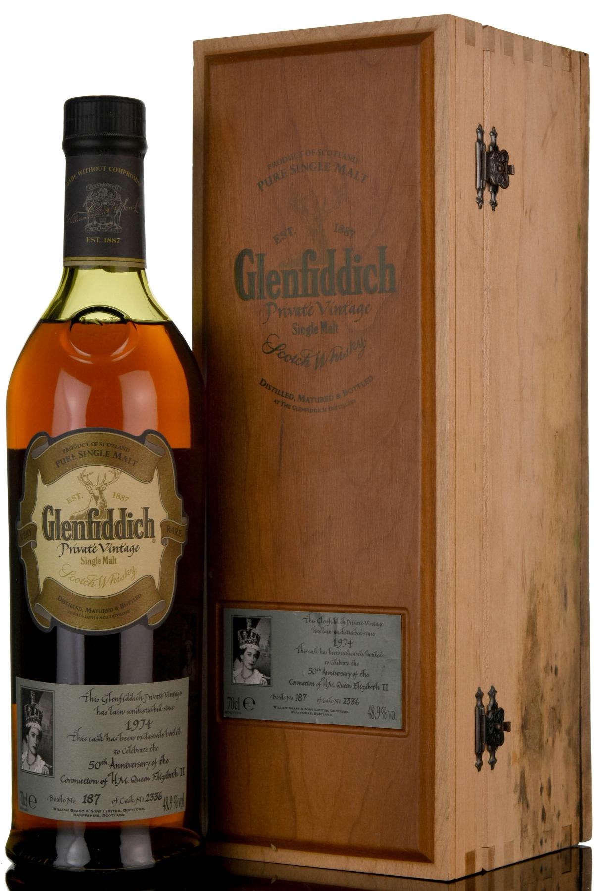 Glenfiddich 1974 - Private Vintage - Single Cask 2336 - 50th Anniversary