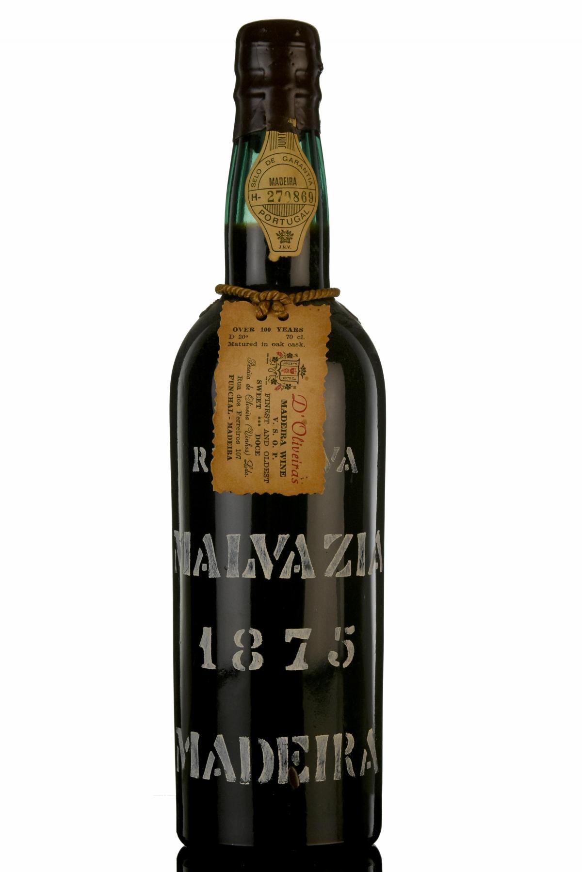 DOliveiras 1875 Madeira Wine