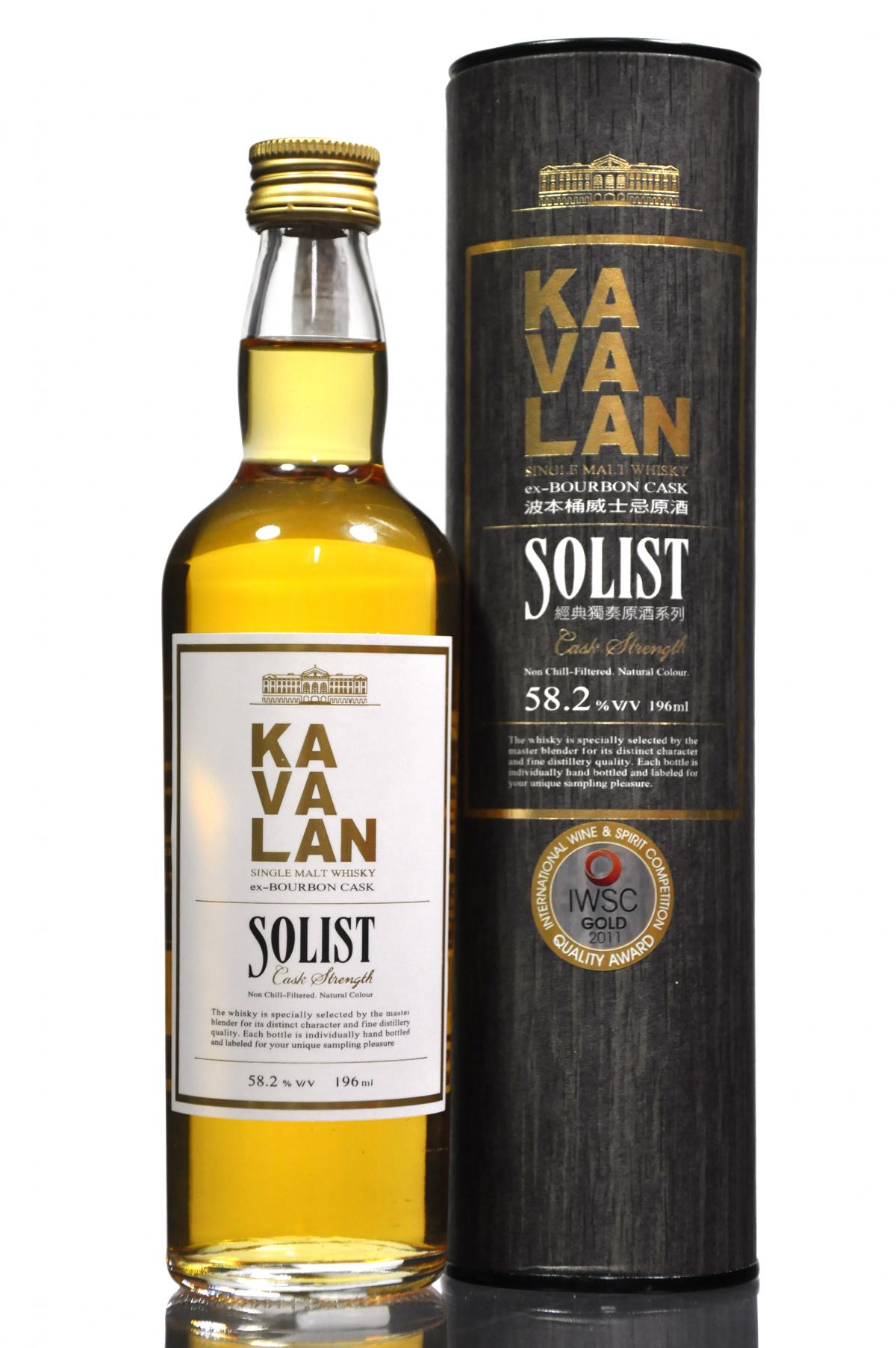 Kavalan Solist Ex Bourbon Cask - 196ml