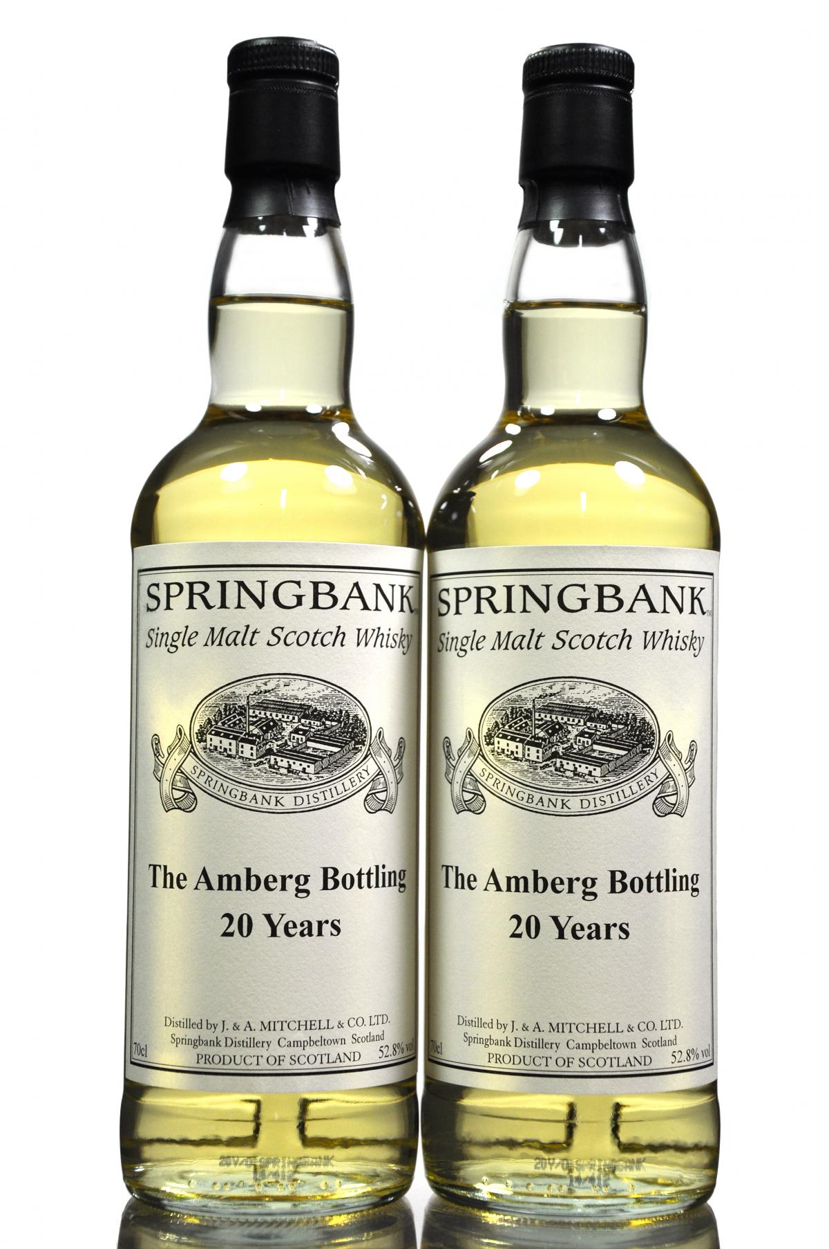 2 x Springbank 20 Year Old - Amberg