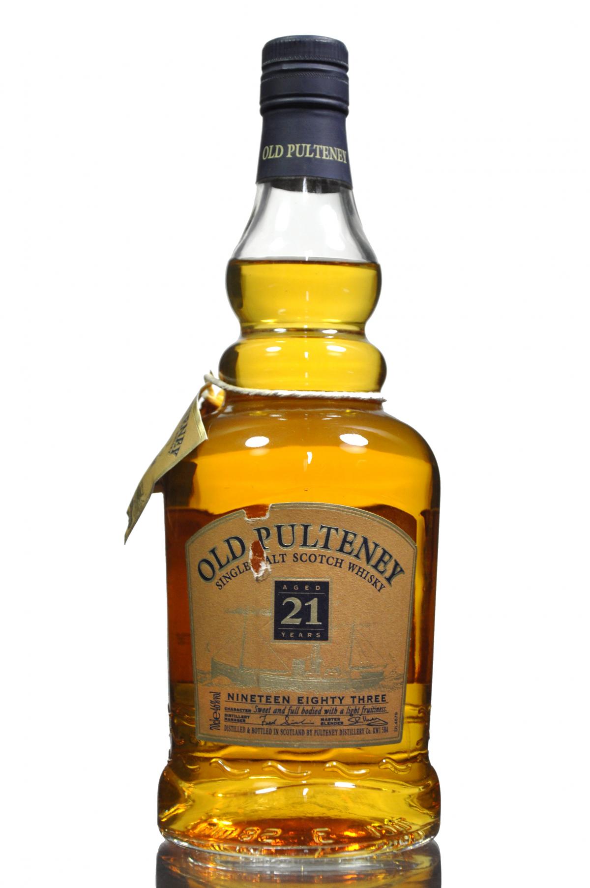 Old Pulteney 1983 - 21 Year Old