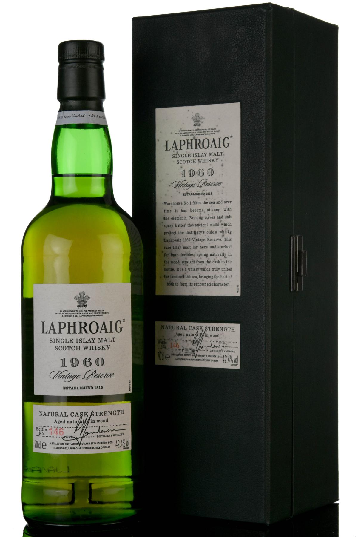 Laphroaig 1960 - 40 Year Old - Oddbins
