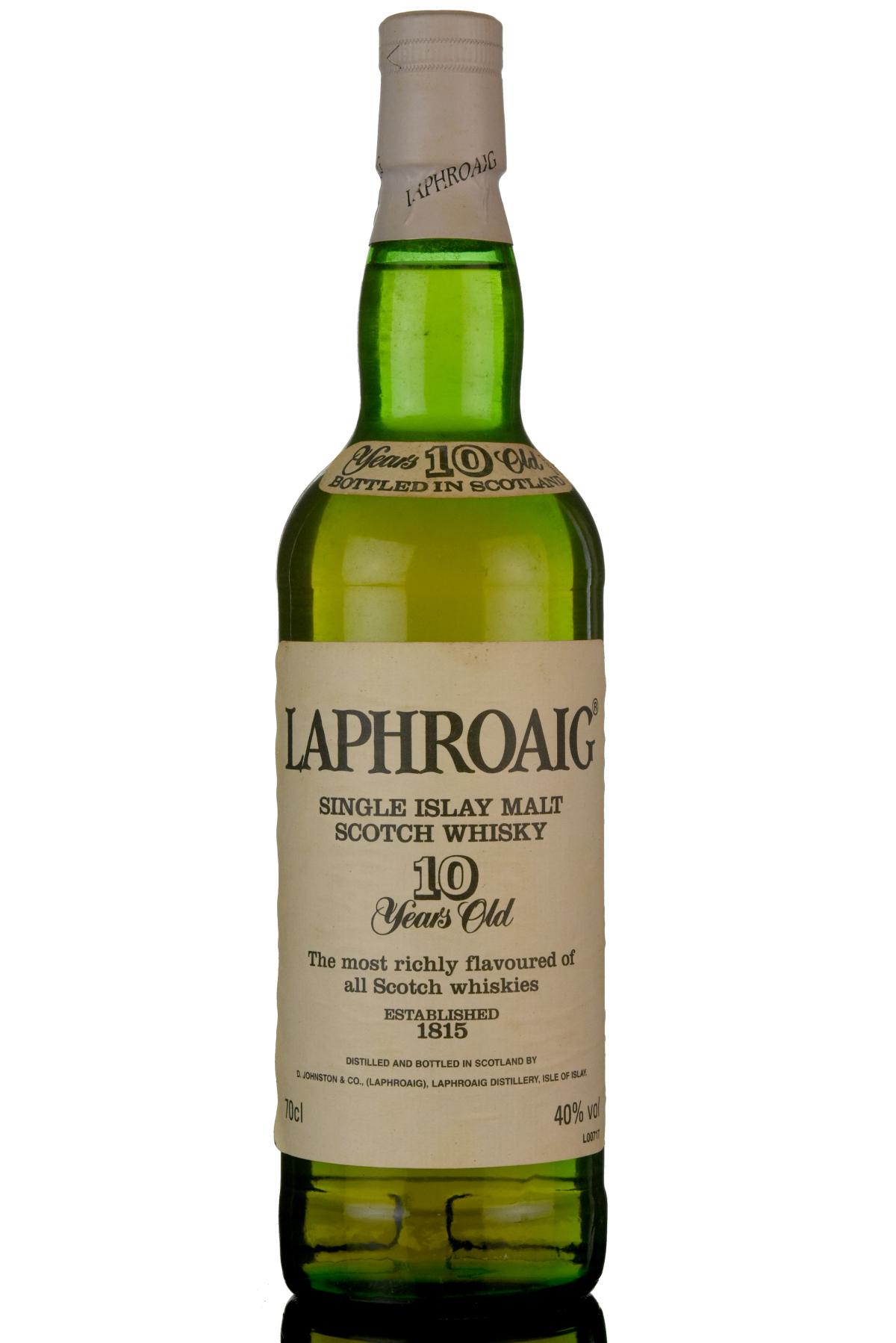 Laphroaig 10 Year Old - Early 1990s