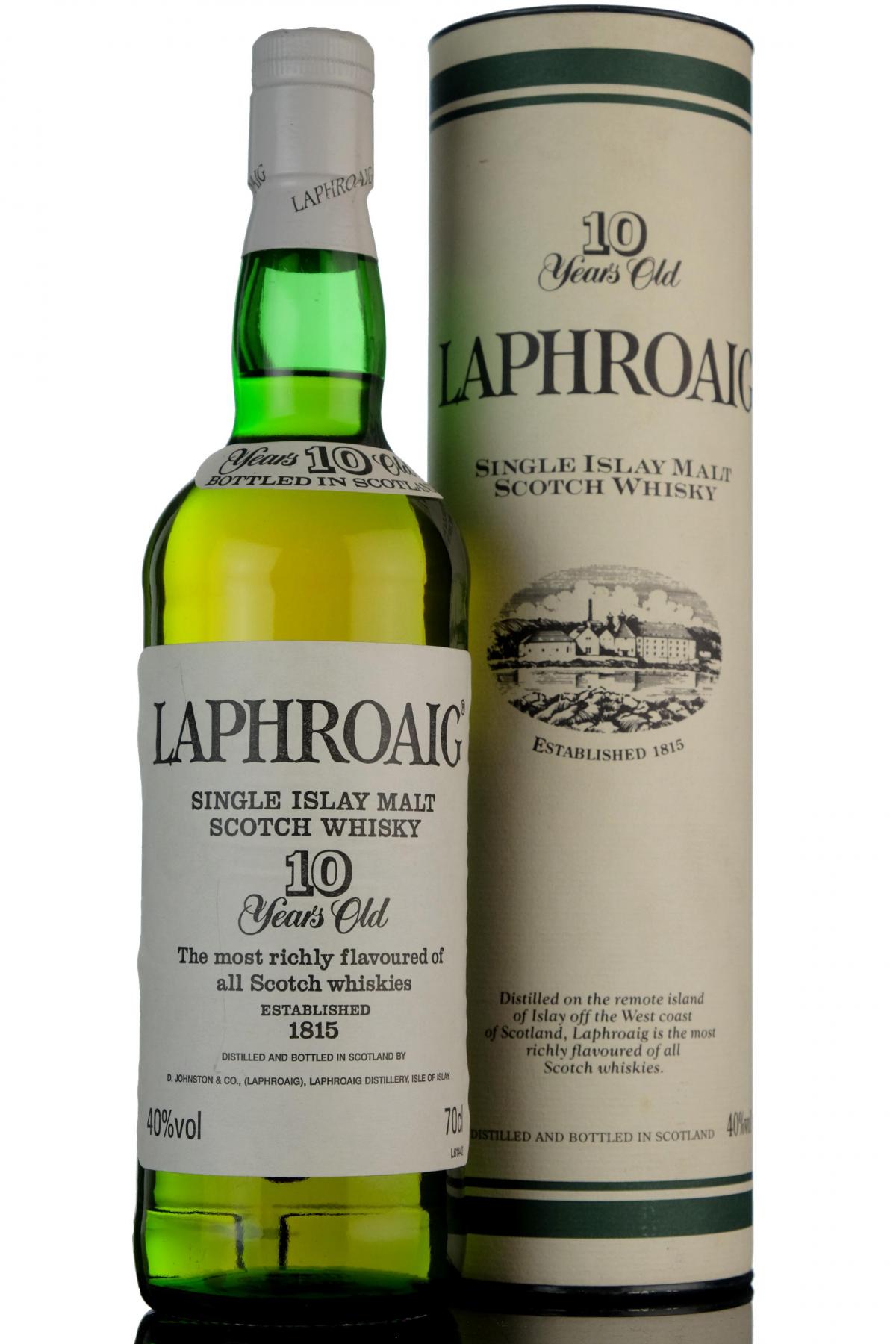 Laphroaig 10 Year Old - Early 1990s