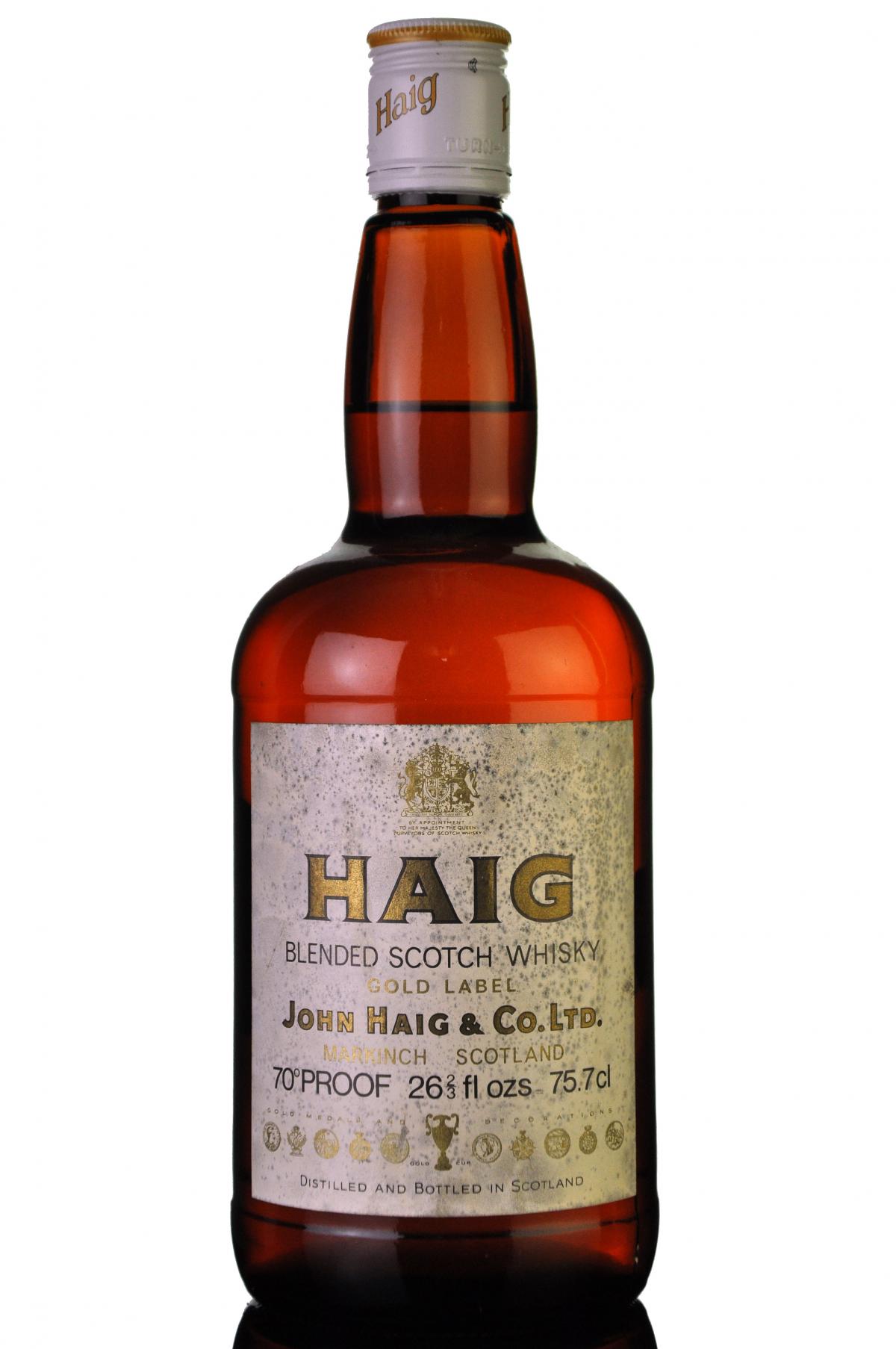 Haig Gold Label - Late 1970s