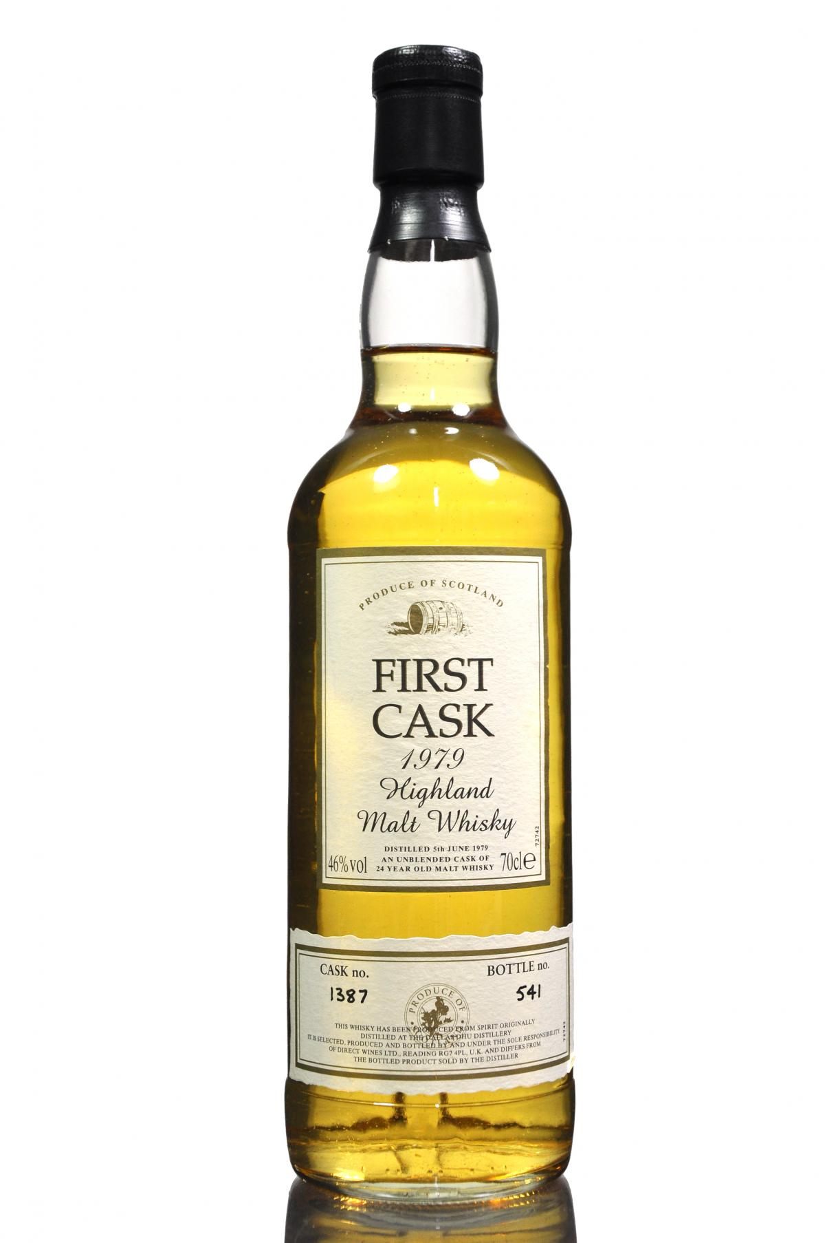 Dallas Dhu 1979 - 24 Year Old - First Cask 1387