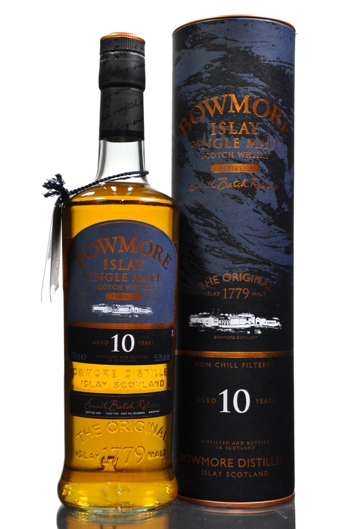 Bowmore 10 Year Old - Tempest - Batch 1 - 2009 Release