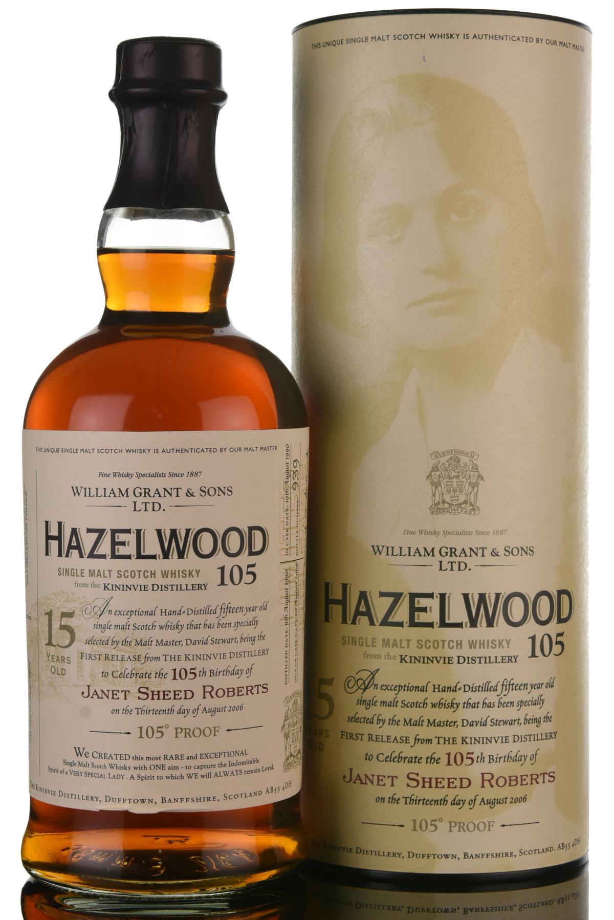 Hazelwood 15 Year Old - 105 Proof