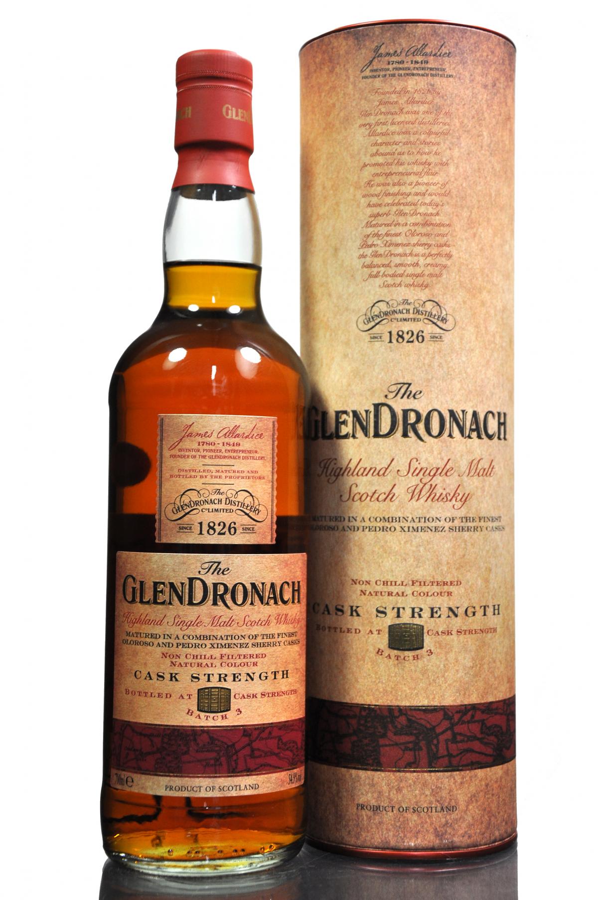 Glendronach Batch 3 - Cask Strength