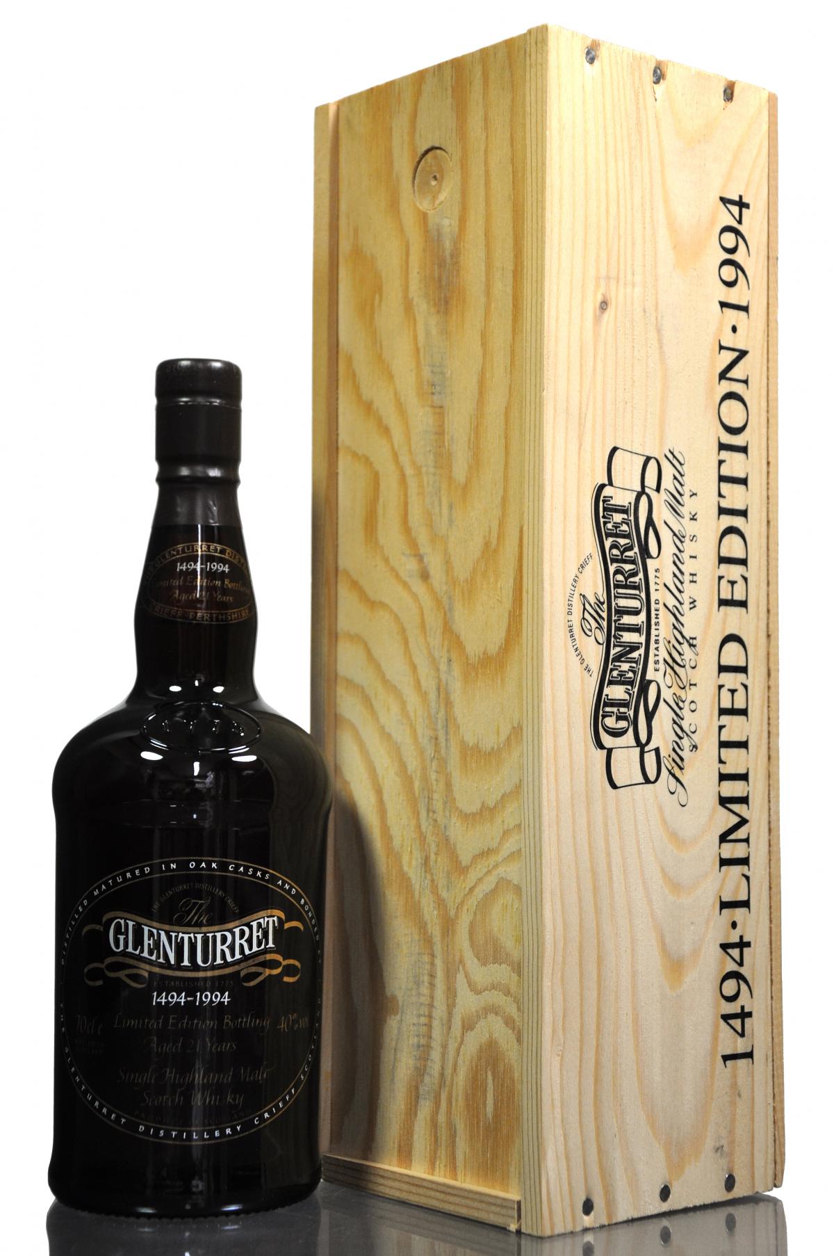 Glenturret 21 Year Old - 500 Years Of Scotch