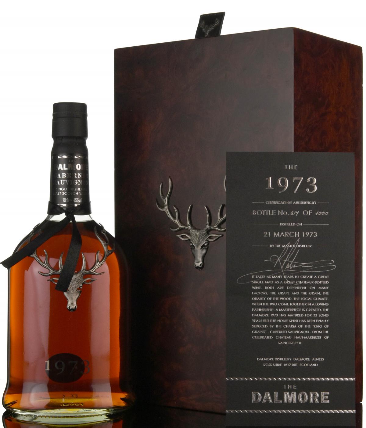 Dalmore 1973 - 33 Year Old - Cabernet Sauvignon