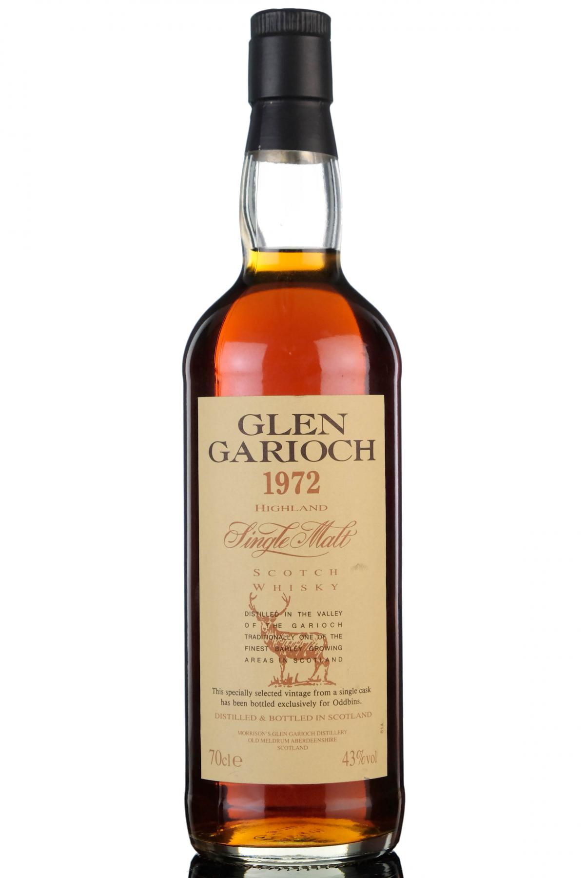 Glen Garioch 1972 - Oddbins Exclusive 1990s