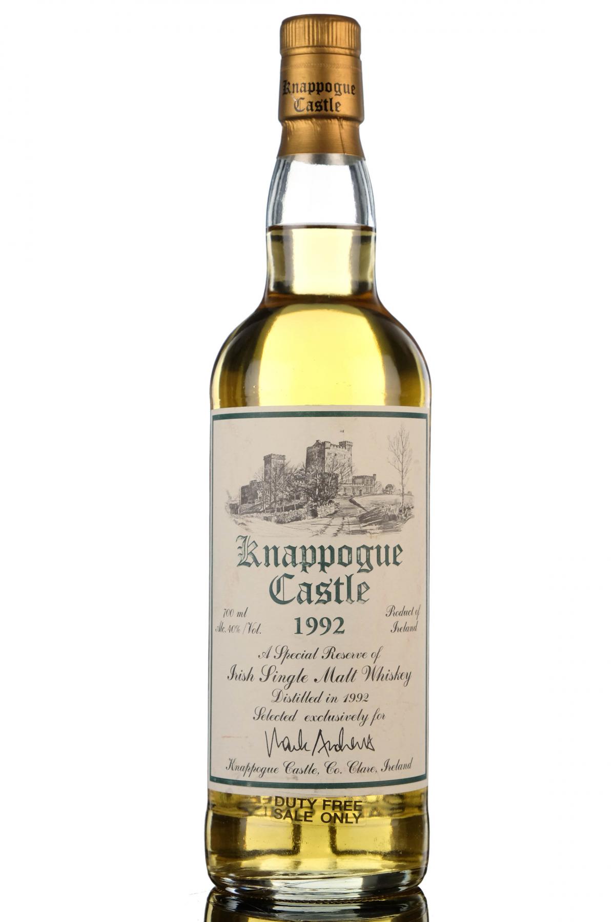 Knappogue Castle 1992 - Irish Whiskey